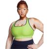 imageUnder Armour Womens CrossBack Mid Bra304 Morph Green   White