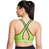 imageUnder Armour Womens CrossBack Mid Bra304 Morph Green   White