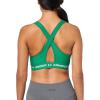 imageUnder Armour Womens CrossBack Mid Bra305 Team Kelly Green   White