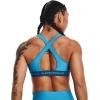 imageUnder Armour Womens CrossBack Mid Bra419 Capri  Petrol Blue  Capri