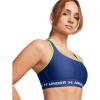imageUnder Armour Womens CrossBack Mid Bra432 Tech Blue  Retro Green  White