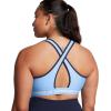 imageUnder Armour Womens CrossBack Mid Bra465 Horizon Blue  Midnight Navy  White