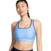 imageUnder Armour Womens CrossBack Mid Bra465 Horizon Blue  Midnight Navy  White