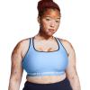 imageUnder Armour Womens CrossBack Mid Bra465 Horizon Blue  Midnight Navy  White
