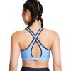 imageUnder Armour Womens CrossBack Mid Bra465 Horizon Blue  Midnight Navy  White