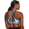 imageUnder Armour Womens CrossBack Mid Bra490 Blizzard   Varsity Blue