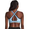 imageUnder Armour Womens CrossBack Mid Bra490 Blizzard   Varsity Blue