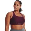 imageUnder Armour Womens CrossBack Mid Bra572 Purple Stone   Charged Cherry