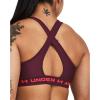 imageUnder Armour Womens CrossBack Mid Bra600 Dark Maroon   Beta