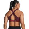 imageUnder Armour Womens CrossBack Mid Bra600 Dark Maroon   Beta