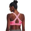 imageUnder Armour Womens CrossBack Mid Bra640 Pink Punk   White
