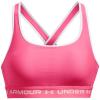 imageUnder Armour Womens CrossBack Mid Bra640 Pink Punk   White