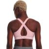 imageUnder Armour Womens CrossBack Mid Bra647 Prime Pink   White