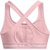 imageUnder Armour Womens CrossBack Mid Bra647 Prime Pink   White