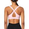 imageUnder Armour Womens CrossBack Mid Bra648 Prime Pink   White