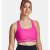 imageUnder Armour Womens CrossBack Mid Bra655 Rebel Pink