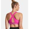 imageUnder Armour Womens CrossBack Mid Bra655 Rebel Pink