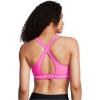 imageUnder Armour Womens CrossBack Mid Bra656 Rebel Pink  Rebel Pink  White