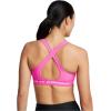 imageUnder Armour Womens CrossBack Mid Bra656 Rebel Pink  Rebel Pink  White