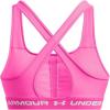 imageUnder Armour Womens CrossBack Mid Bra656 Rebel Pink  Rebel Pink  White