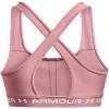 imageUnder Armour Womens CrossBack Mid Bra697 Pink Elixir   White