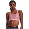imageUnder Armour Womens CrossBack Mid Bra697 Pink Elixir   White