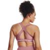 imageUnder Armour Womens CrossBack Mid Bra697 Pink Elixir   White