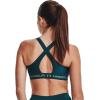 imageUnder Armour Womens CrossBack Mid Bra716 Tourmaline Teal   Opal Green
