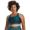 imageUnder Armour Womens CrossBack Mid Bra716 Tourmaline Teal   Opal Green