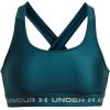 imageUnder Armour Womens CrossBack Mid Bra716 Tourmaline Teal   Opal Green