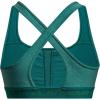 imageUnder Armour Womens CrossBack Mid Bra722 Coastal Teal   Lime Surge