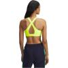 imageUnder Armour Womens CrossBack Mid Bra732 High Vis Yellow   White
