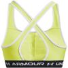 imageUnder Armour Womens CrossBack Mid Bra743 Lime Yellow   White