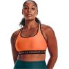 imageUnder Armour Womens CrossBack Mid Bra800 Sunset Boulevard  Black  Sunset Boulevard