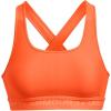 imageUnder Armour Womens CrossBack Mid Bra866 Orange Blast   Frosted Orange