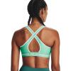 imageUnder Armour Womens CrossBack Mid Bra958 Green Breeze   White