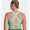 imageUnder Armour Womens CrossBack Mid Bra958 Green Breeze   White