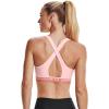 imageUnder Armour Womens CrossBack Mid BraBeta Tint 658Stardust Pink