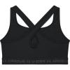 imageUnder Armour Womens CrossBack Mid BraBlack 001Jet Gray