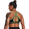 imageUnder Armour Womens CrossBack Mid BraBlack 002Quirky Lime