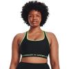 imageUnder Armour Womens CrossBack Mid BraBlack 002Quirky Lime
