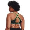 imageUnder Armour Womens CrossBack Mid BraBlack 002Quirky Lime
