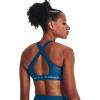 imageUnder Armour Womens CrossBack Mid BraCruise Blue 899Cloudless Sky