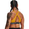imageUnder Armour Womens CrossBack Mid BraCruise Gold 588White