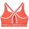 imageUnder Armour Womens CrossBack Mid BraElectric Tangerine 825White