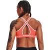 imageUnder Armour Womens CrossBack Mid BraElectric Tangerine 825White