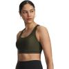 imageUnder Armour Womens CrossBack Mid BraExpedition GreenBlack