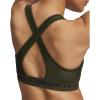 imageUnder Armour Womens CrossBack Mid BraExpedition GreenBlack