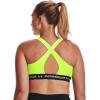 imageUnder Armour Womens CrossBack Mid BraHighvis Yellow 731White