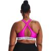imageUnder Armour Womens CrossBack Mid BraMeteor Pink 660White